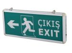 Işıklı Şarjlı Acil Çıkış Exit Tabelası Yönlendirme Levhası