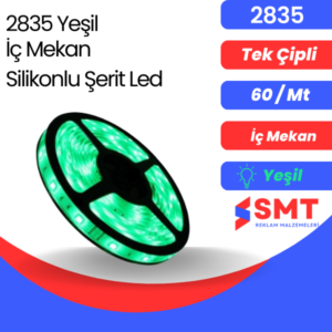 iç mekan yeşil şerit led