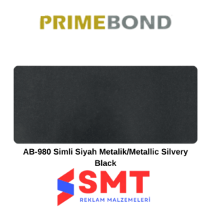 AB-980 Simli Siyah Metalik Metallic Silvery Black